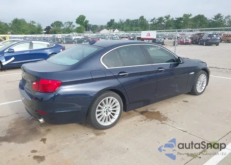 2012 BMW 535I из США, поврежденный, VIN WBAFR7C59CC808394